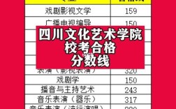 四川文化艺术学院2020校考合格线？（四川艺术学院历年分数线是多少）